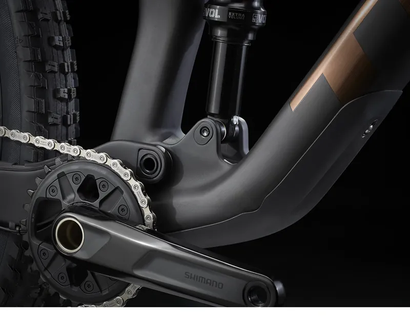 Trek Top Fuel 9.7 SLX/XT XC Mountain Bike in Raw Carbon-2